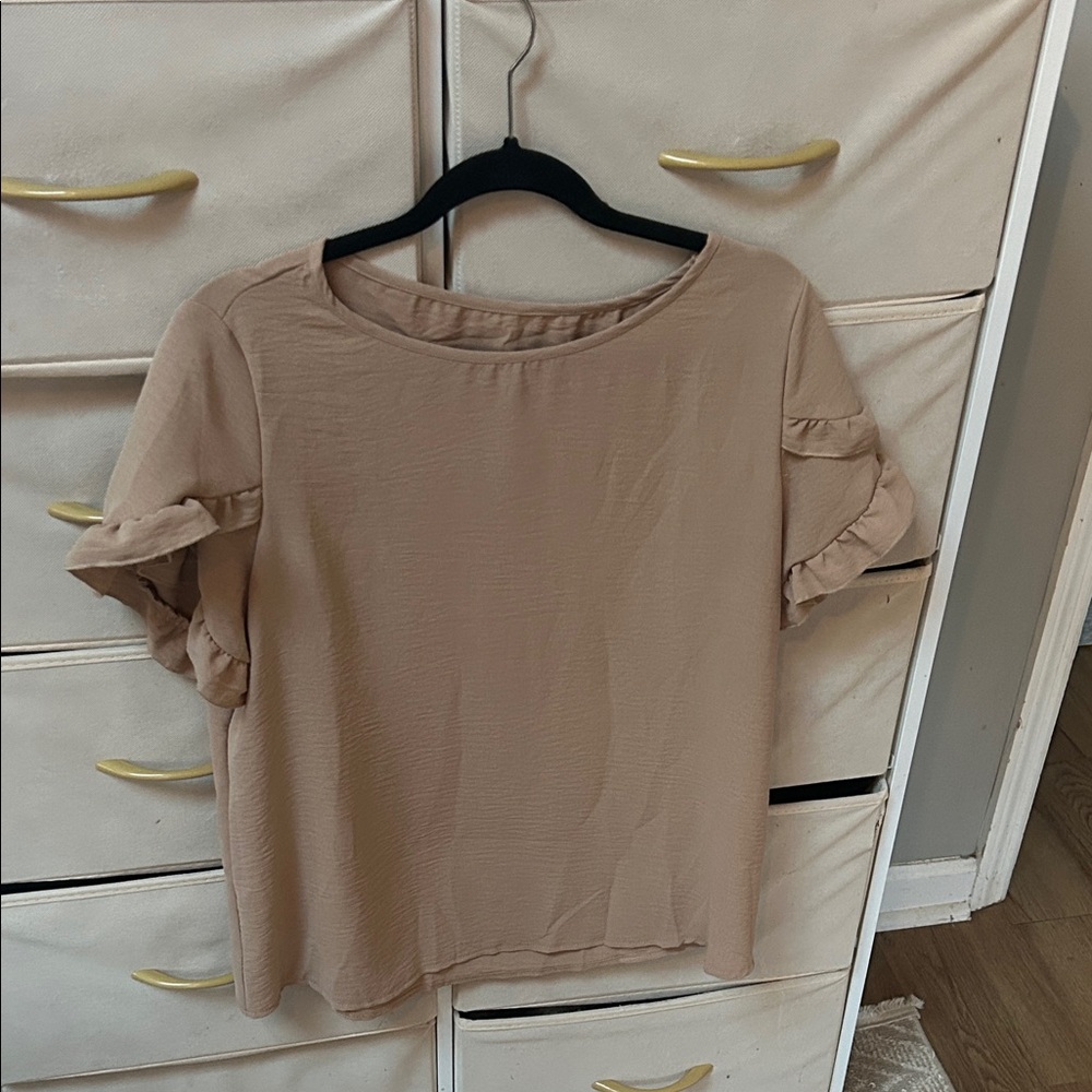 2 Way Tan Women's Top